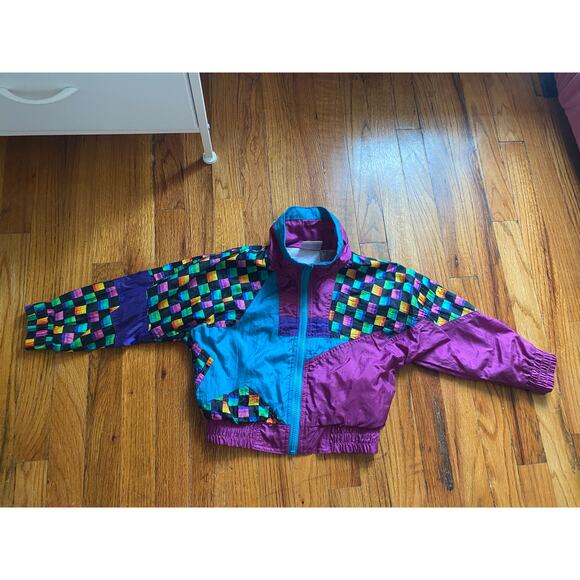 CUTE colorful vintage 80s 90s girls track suit size 4 - Picture 3 of 7